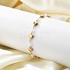 Ion Plating(IP) 304 Stainless Steel Link Bracelets for Women BJEW-P345-08G-2