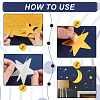 Star Acrylic Mirror Wall Stickers DIY-PH0017-37A-4