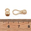 SHEGRACE Brass Bead Tips XGRQ58184-789G-3