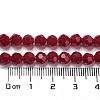 Opaque Glass Beads Stands LS-EGLA-A035-P6mm-D16-5