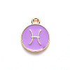 Alloy Enamel Pendants X-ENAM-S124-01B-01H-2