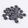 2-Hole Flat Round Resin Sewing Buttons for Costume Design BUTT-E119-36L-01-1