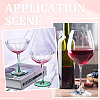 Gemstone Chips Wine Glass Charms AJEW-SC0002-48-5