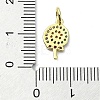 Brass Micro Pave Colorful Cubic Zirconia Pendants KK-H475-24G-02-3