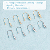 ARRICRAFT 8 Pairs 4 Style Brass Earring Hooks KK-AR0002-73-4