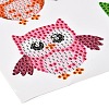 DIY Owl Diamond Painting Stickers Kits For Kids DIY-O016-05-3