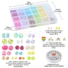 DIY Rainbow Color Pride Bracelet Making Kit OACR-FS0004-20-5