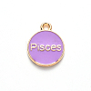 Alloy Enamel Pendants ENAM-S124-01B-01H-3