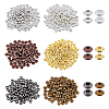 CHGCRAFT 600Pcs 6 Colors Brass Spacer Beads KK-CA0003-58-1