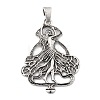 Tibetan Style Alloy Big Pendants PALLOY-D362-02AS-B-1