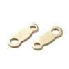 Brass Chain Tabs KK-L205-01G-2