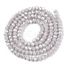 Electroplate Glass Beads Strands EGLA-A044-P2mm-B19-3