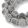 Round Tibetan Style Alloy Beads TIBEB-O007-34-RS-1
