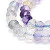 Natural Fluorite Beads Strands G-E569-H02-3