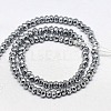 Electroplate Non-magnetic Synthetic Hematite Beads Strands G-J160-A-01-2