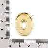 Brass Slide Charms KK-Z163-01G-O-3