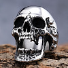 Skull 304 Stainless Steel Finger Rings for Men FS-WGF2445-02-1