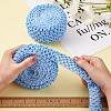 2 Rolls 2 Sizes Polyester Elastic Ribbon EW-TA0001-02J-6