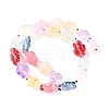 Transparent Glass Enamel Beads Strands GLAA-B021-06A-2