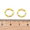 Brass Micro Pave Clear Cubic Zirconia Bead Frame KK-H495-03G-3