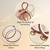 PP & PVC Plastic Imitation Wood Cross Stitch Embroidery Hoops DIY-WH20055-058B-02-6