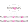 304 Stainless Steel Enamel Curb Chains CHS-P013-01P-07-2