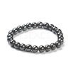 Synthetic Non-magnetic Hematite Beaded Stretch Bracelets BJEW-D446-C-22-2