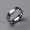 Matte Style 304 Stainless Steel Wide Band Finger Rings for Women Men RJEW-WH0009-14D-P-1