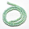 Faceted Round Full Rainbow Plated Electroplate Glass Beads Strands X-EGLA-J130-FR02-2