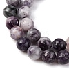 Natural Lepidolite Beads Strands G-G284-A02-8mm-5