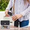 6Pcs Square PU Leather Jewelry Storage Bags with Iron Button ABAG-OC0001-18D-5