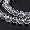 Electroplate Glass Bead Strands EGLA-R040-8mm-15-6