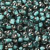 Transparent Inside Colours Glass Seed Beads SEED-H002-A-C222-3