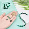 SUPERFINDINGS 2 Strands Natural Emerald Beads Strands G-FH0001-63-3