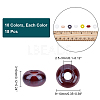  180Pcs 10 Style Glass Beads GLAA-NB0001-49-2
