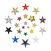 Star Computerized Embroidery Polyester Iron On Patches PATC-TAC0001-02-10