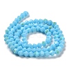 Opaque Solid Color Imitation Jade Glass Beads Strands LS-EGLA-A039-P4mm-L12-2