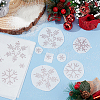 Snowflake Pattern Hotfix Rhinestones DIY-WH0430-205E-5