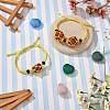 Adjustable Braided Nylon Cord Macrame Pouch Bracelet Making AJEW-SW00013-02-5