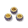Alloy Rhinestone Clay Pave Beads ALRI-D300-04G-13-1