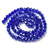 Transparent Electroplate Glass Beads Strands LS-EGLA-A039-T3mm-A06-2