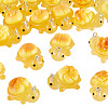 20Pcs 10 Styles Transparent Resin Bread-shaped Turtle Pendants RESI-TA0005-24-3