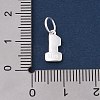 Number Series 925 Sterling Silver Charms LS-STER-Q002-01B-2
