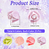 100Pcs 4 Colors Synthetic Coral Beads CORA-PA0001-03-2