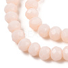 Opaque Solid Color Glass Beads Strands X-EGLA-A034-P3mm-D17-3