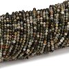 Natural Green Rutilated Quartz Beads Strands G-RM241221-B47-2