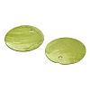 Spray Painted Natural Capiz Shell Pendants SHEL-C010-12A-2