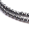 Non-Magnetic Synthetic Hematite Beads Strands HEMA-2D-3