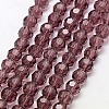 Glass Beads Strands EGLA-J042-6mm-06-1