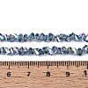 Electroplate Transparent Glass Beads Strands GLAA-N021-4mm-29-2
